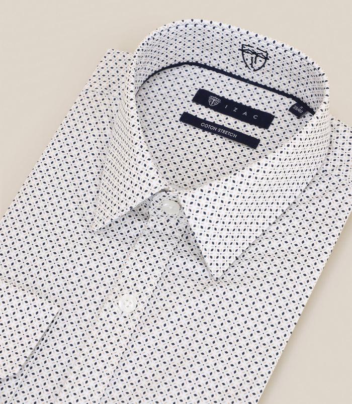 Izac Chemise Ville Imprimée Beige