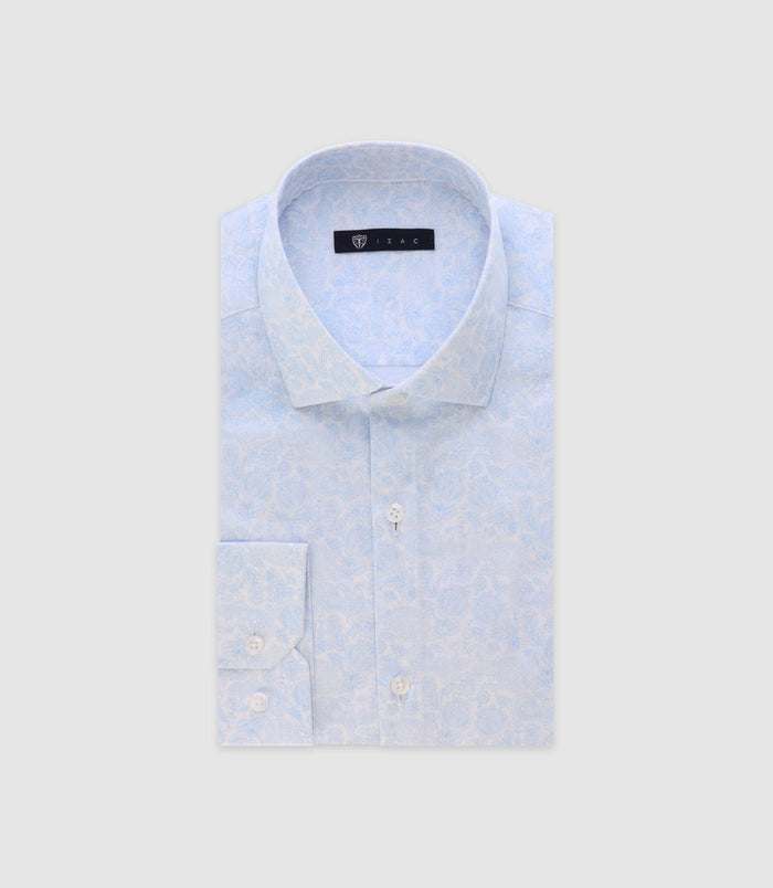 izac Chemise ville imprimée ciel