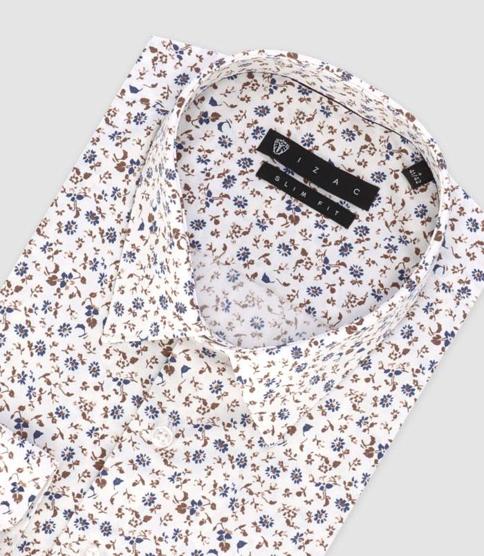 Izac Chemise Ville Marron "Tifast011"