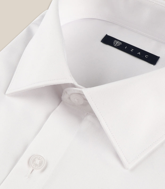 Izac Chemise Ville Slim Blanc