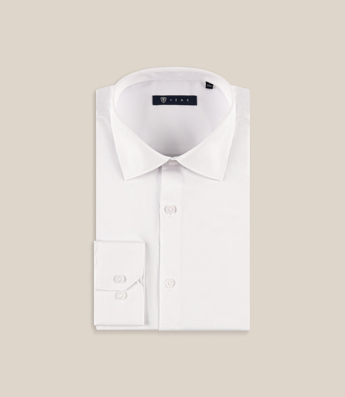 izac Chemise ville slim blanc