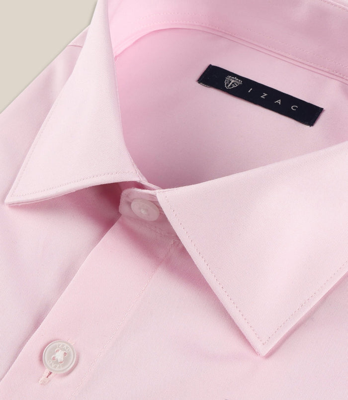 Izac Chemise Ville Slim Rose