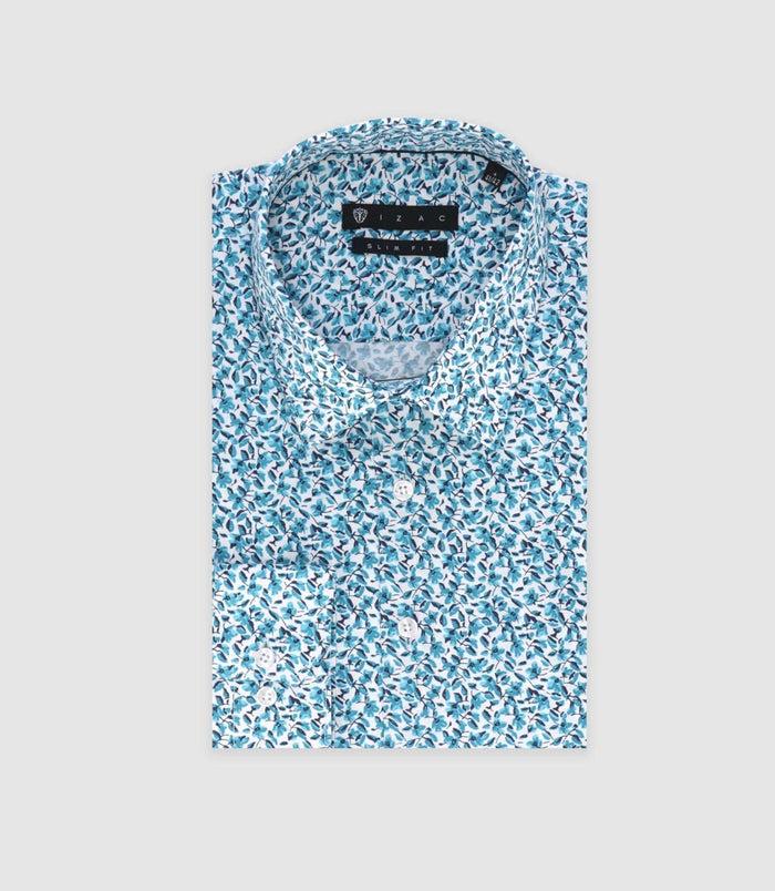 Izac Chemise Ville Turquoise "Tifast010"