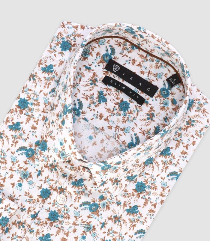 Izac Chemise Ville Turquoise "Tifast017"