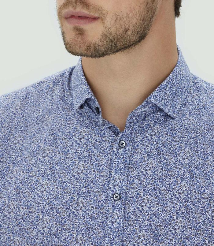 Izac Chemises Casual Bleu Ciel "Milou"