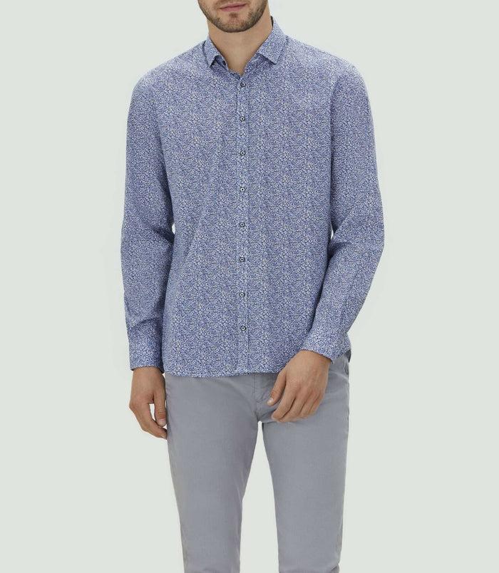 izac Chemises casual bleu ciel "Milou"
