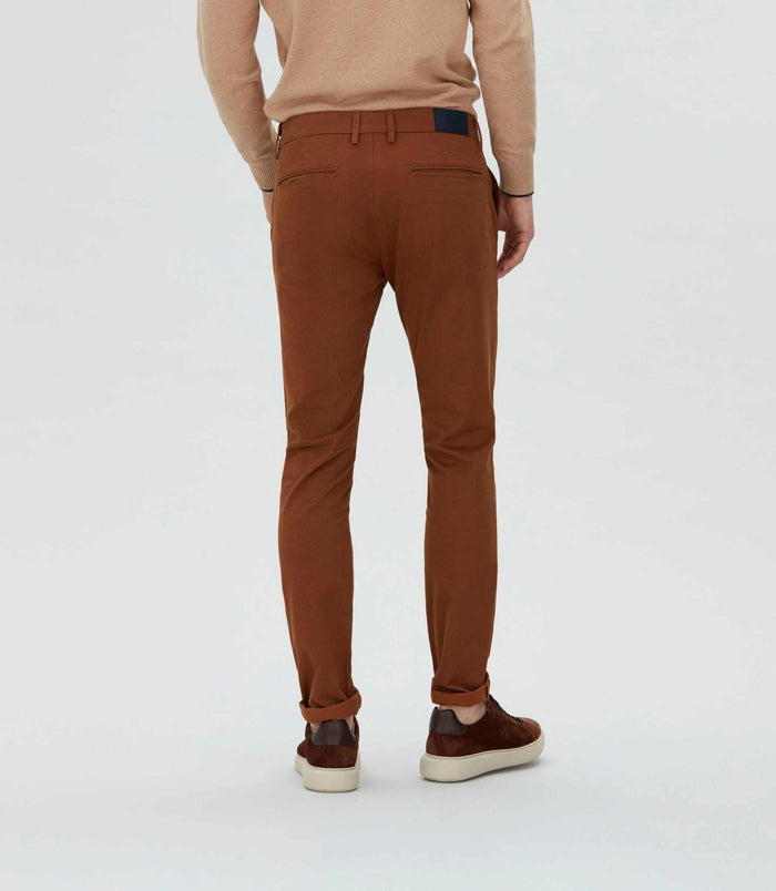 Izac Chino Imprimé Camel "Cristal"
