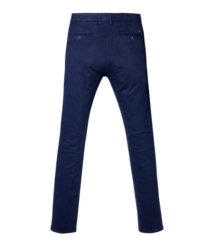 Izac Chino Imprimé Marine "Cristal"