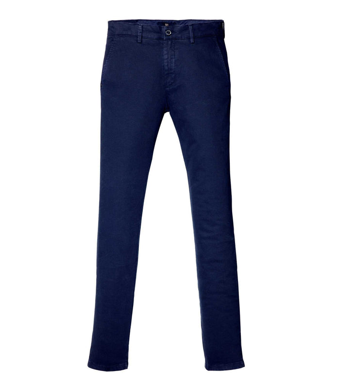 izac Chino imprimé marine "Cristal"