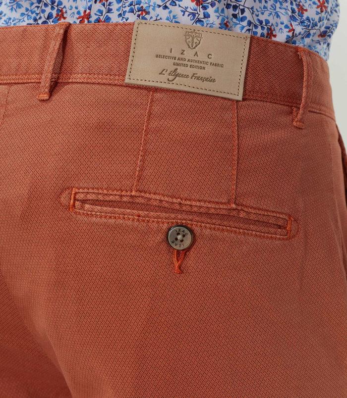 Izac Chino Micromotif Orange "Berline"