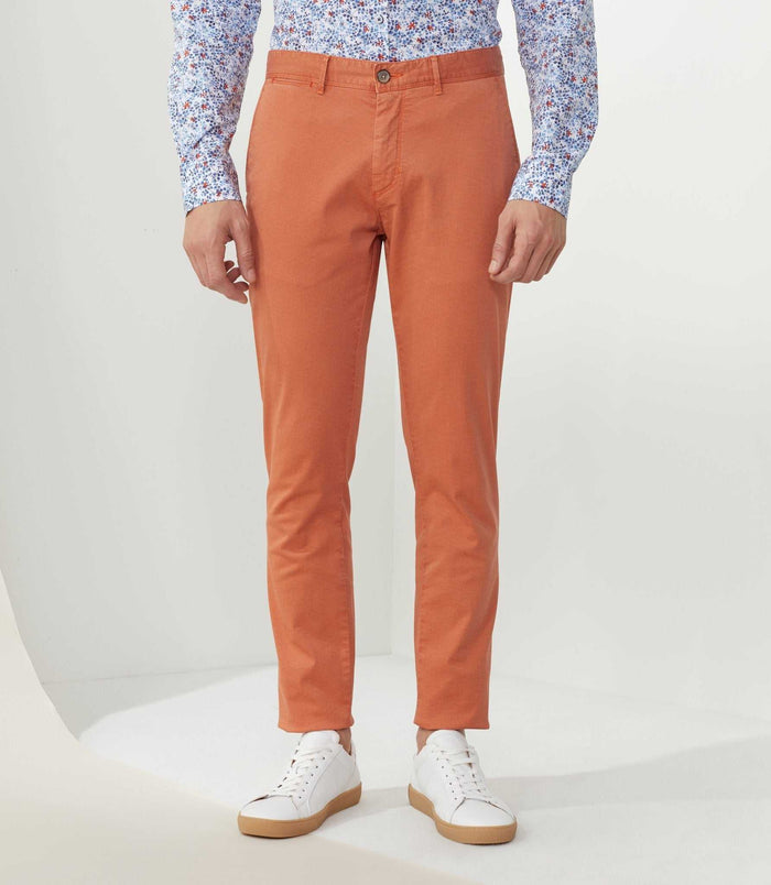 izac Chino micromotif orange "Berline"