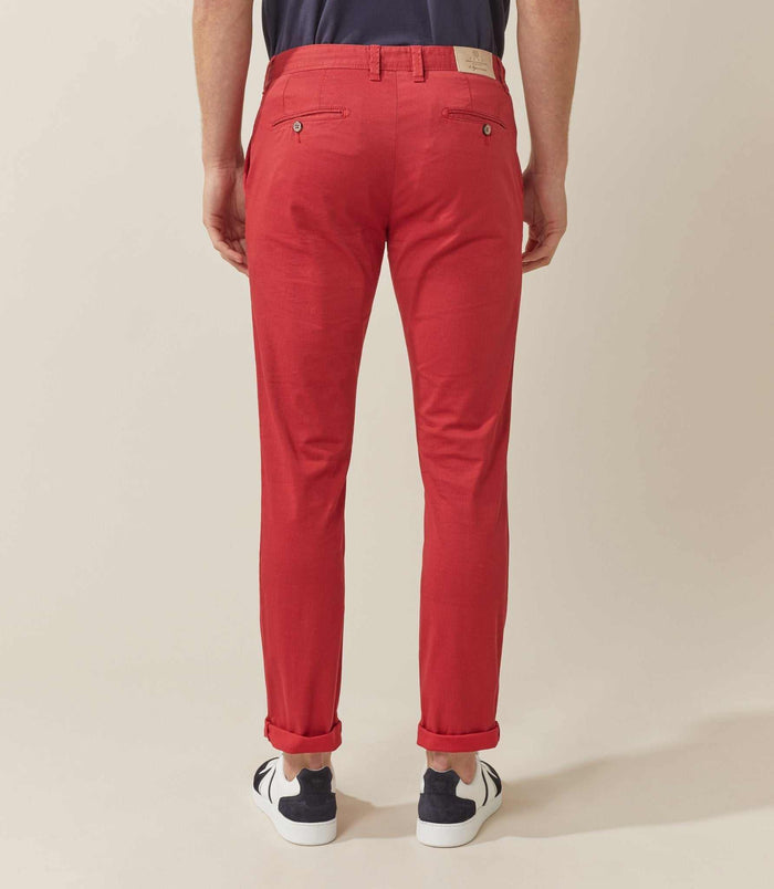Izac Chino Micromotif Rouge "Berline"