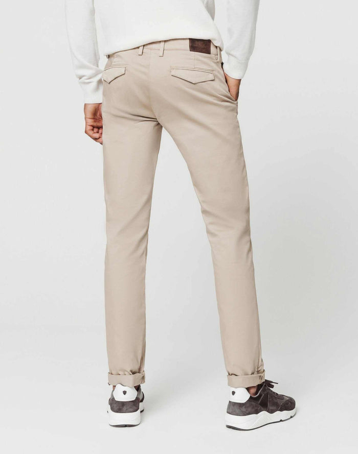 Izac Chino Satin Beige Clair