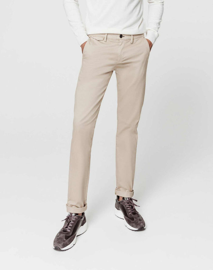 izac Chino satin beige clair