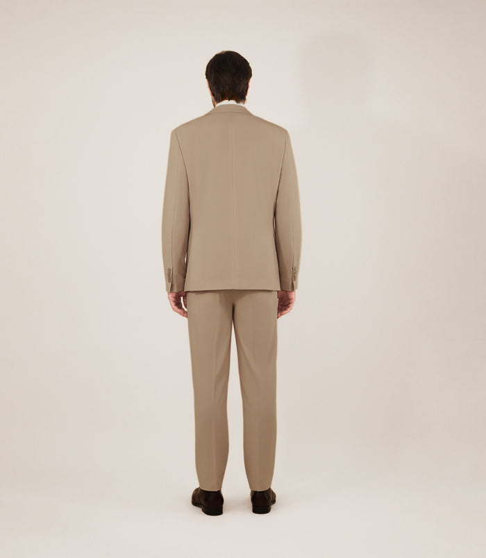 Izac Costume 2 Boutons Beige Clair