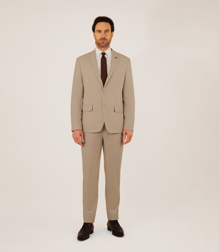 izac Costume 2 boutons beige clair