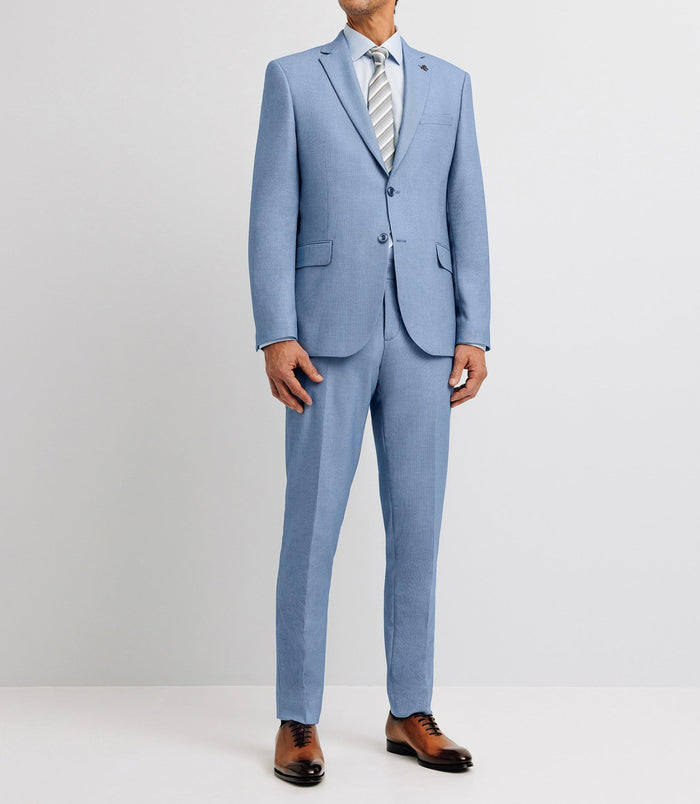 izac Costume 2 boutons bleu ciel