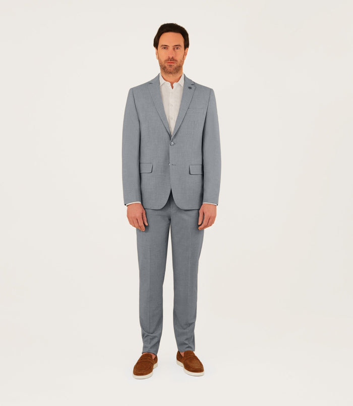 izac Costume 2 boutons bleu ciel