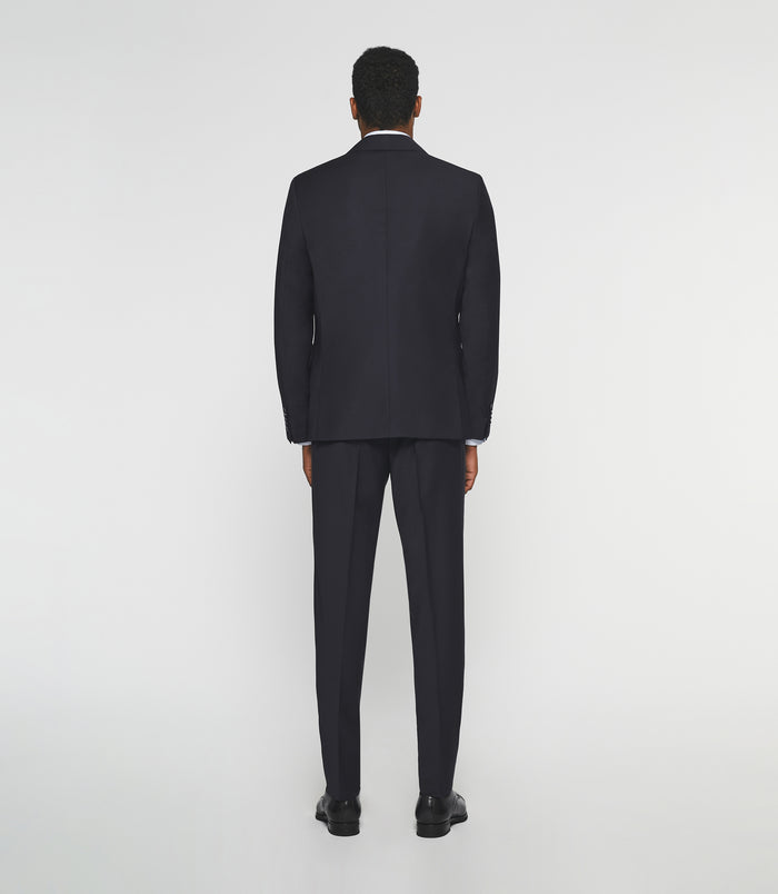 Izac Costume 2 Boutons En Laine Marine LIBERTE