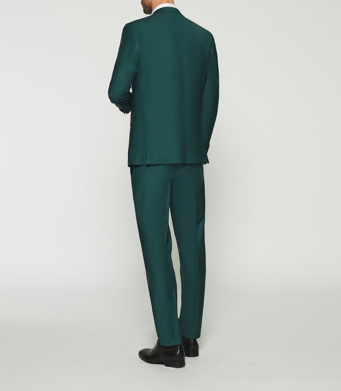 Izac Costume 2 Boutons En Laine Vert FAVORI