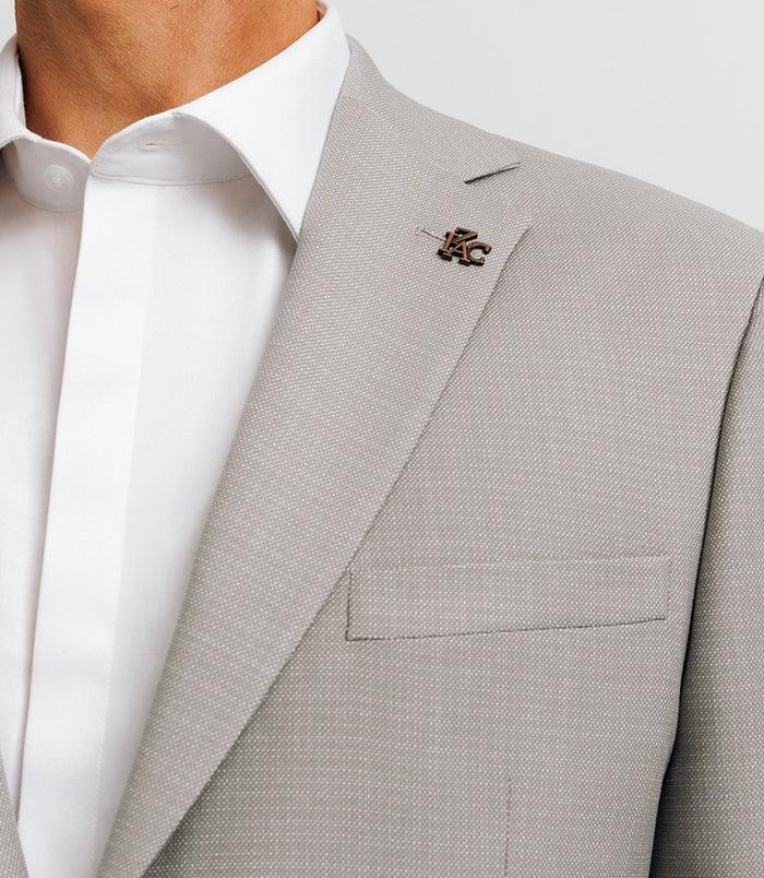 Izac Costume 2 Boutons Gris Clair