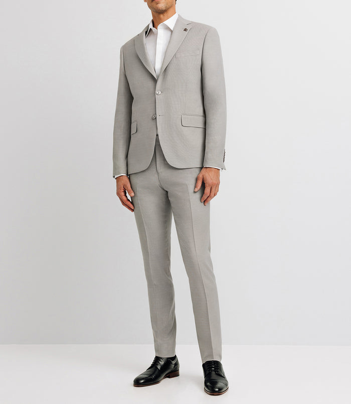 izac Costume 2 boutons gris clair