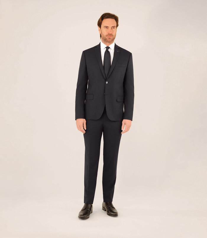 izac Costume 2 boutons marine