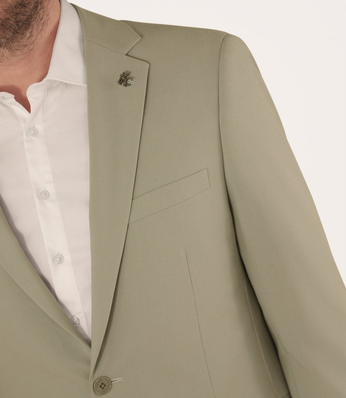 Izac Costume 2 Boutons Vert Clair