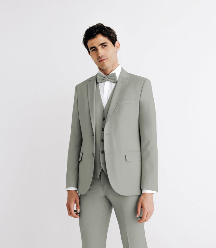 Izac Costume 2 Boutons Vert Clair