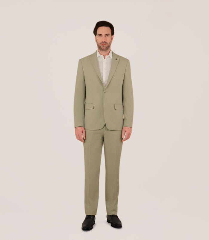 izac Costume 2 boutons vert clair