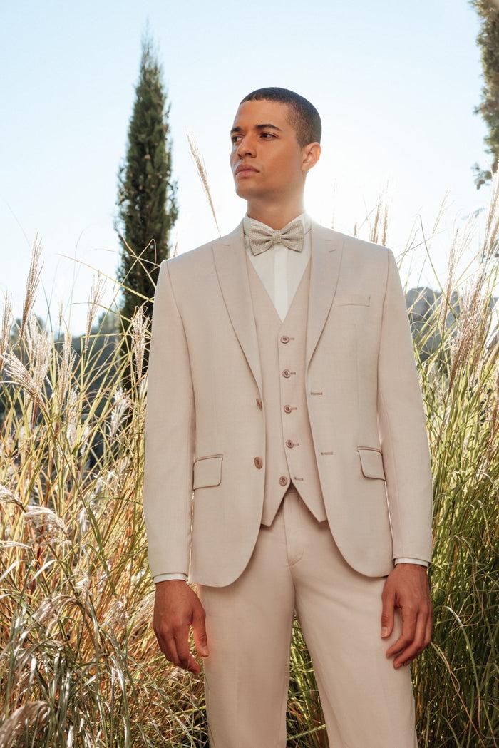 izac Costume 3 pièces ajusté rose