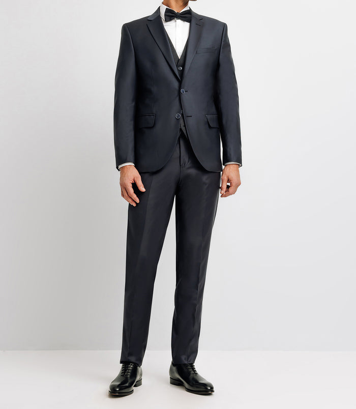 izac Costume 3 pièces cérémonie marine