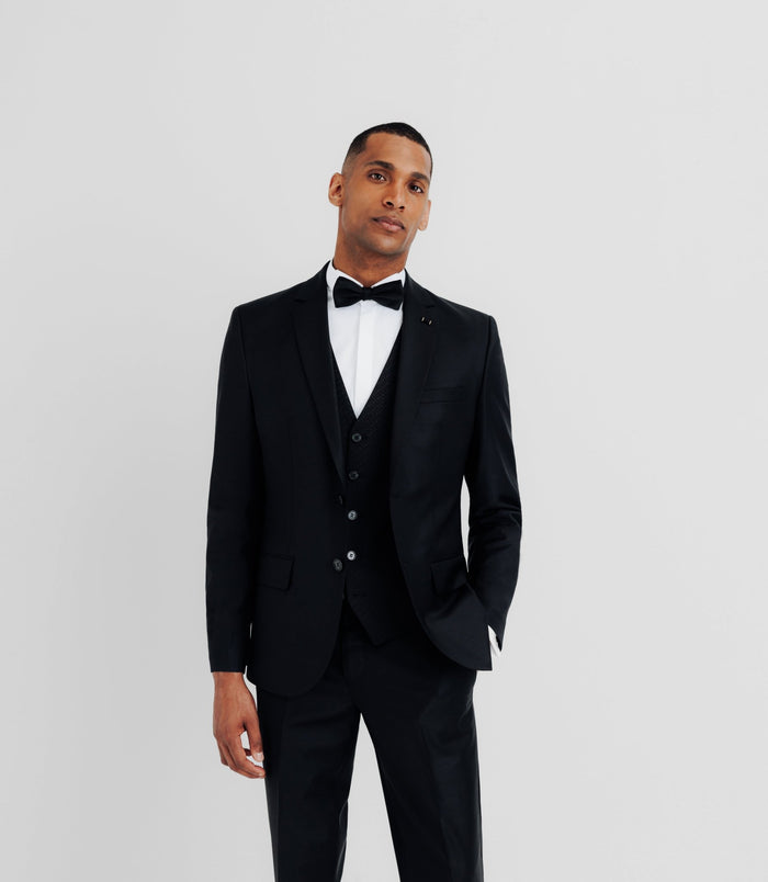 Izac Costume 3 Pièces Noir