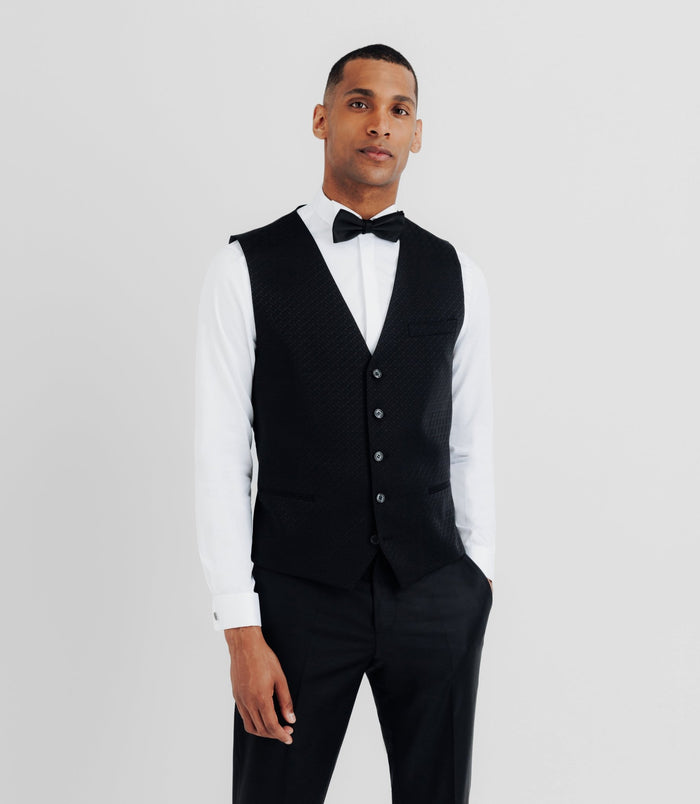 Izac Costume 3 Pièces Noir