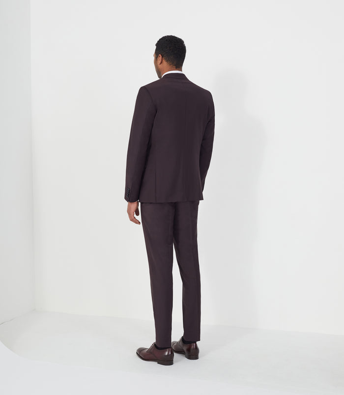 Izac Costume à Carreaux Bordeaux "Theatre"