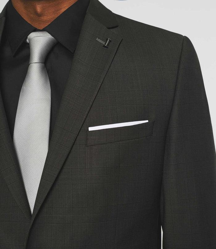 Izac Costume à Carreaux Kaki LOYAL