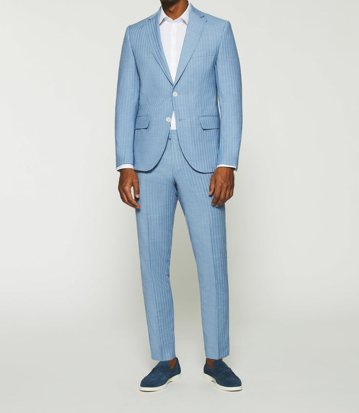 Izac Costume à Rayures Tennis Bleu Ciel FERNO