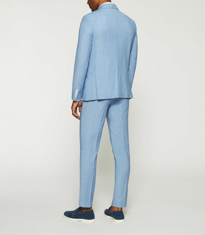 Izac Costume à Rayures Tennis Bleu Ciel FERNO