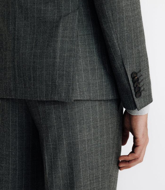 Izac Costume à Rayures Tennis Gris