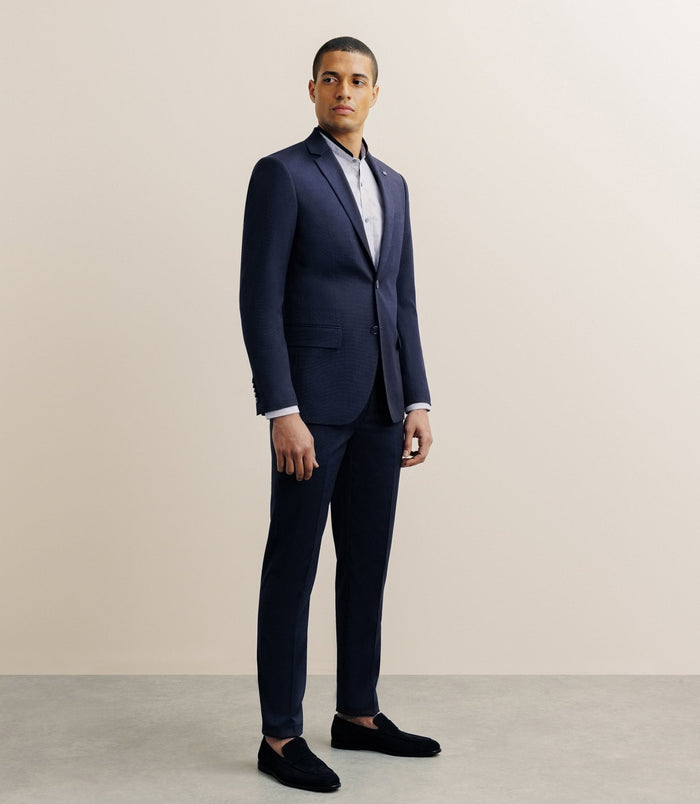 Izac Costume Avec 2 Boutons Bleu Denim