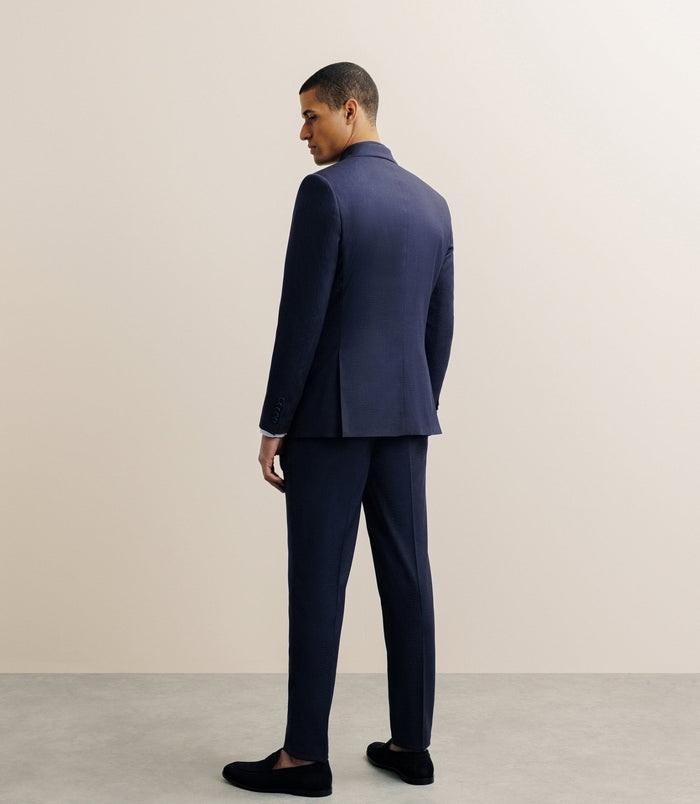 Izac Costume Avec 2 Boutons Bleu Denim