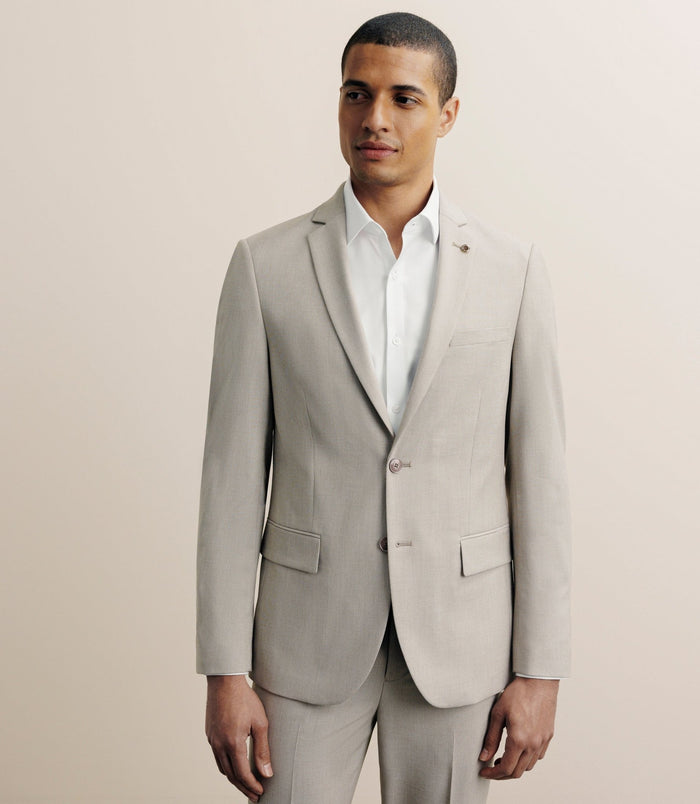 izac Costume avec poches beige