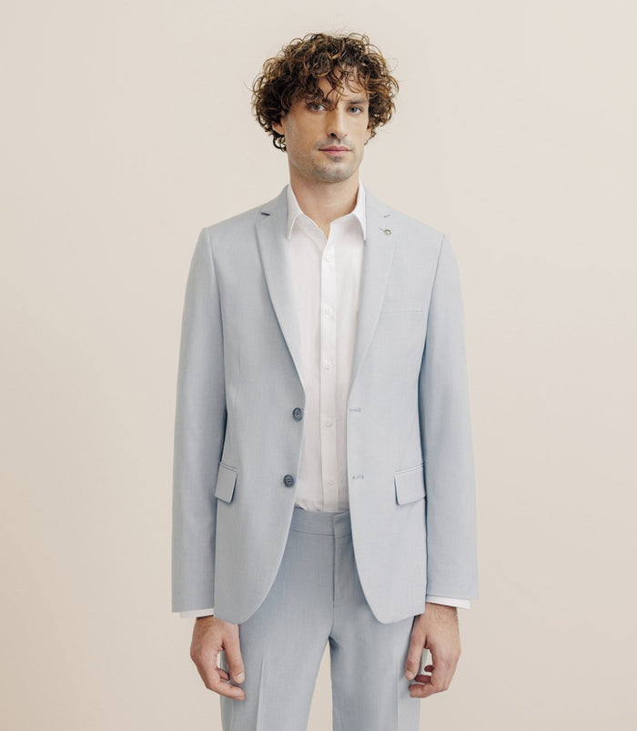 izac Costume avec poches bleu ciel