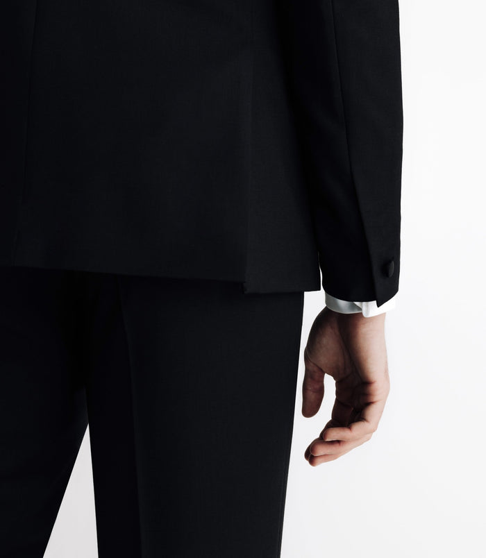 Izac Costume Croisé 6 Boutons Noir