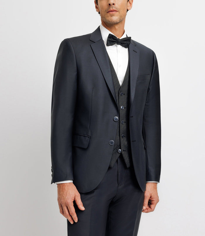 Izac Costume De Cérémonie 3 Pièces Marine