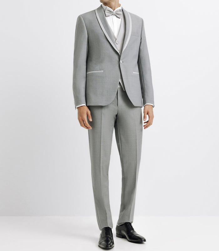 izac Costume de cérémonie gris clair