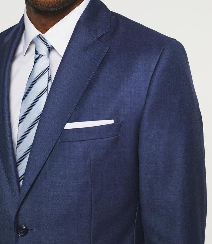 Izac Costume Laine Bleu "Figlio"