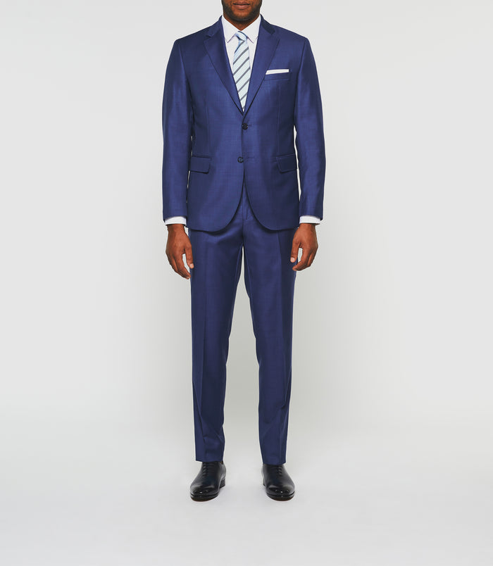 izac Costume laine bleu "Figlio"