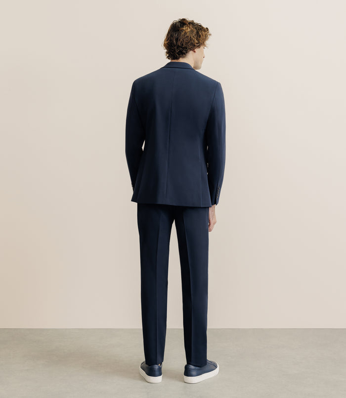 Izac Costume Lavable 2 Boutons Marine