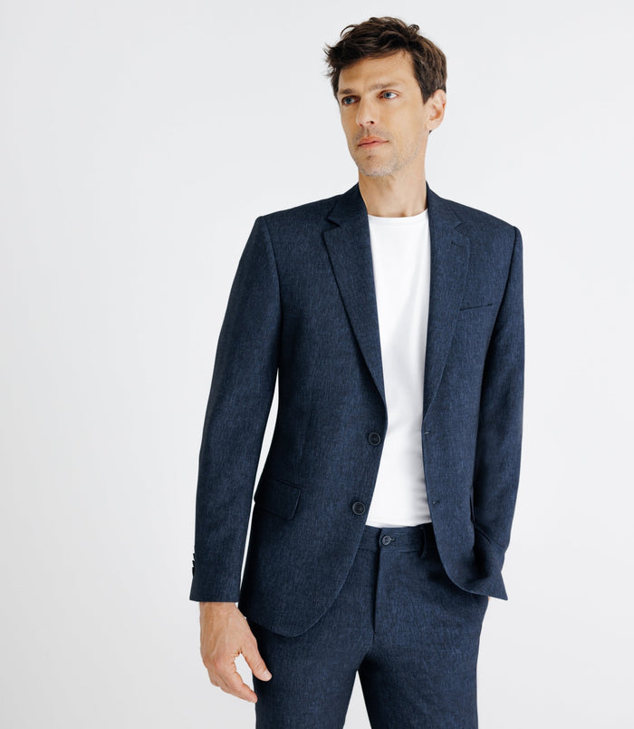 Izac Costume Pliable 2 Boutons Marine